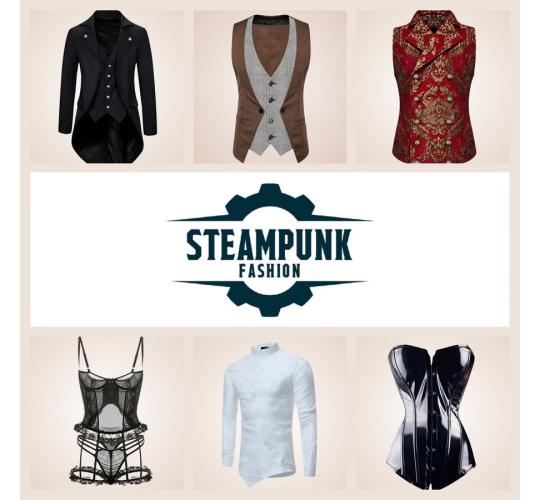 One Off Job Lot of 10 Steampunk Fashion Mixed Clothing