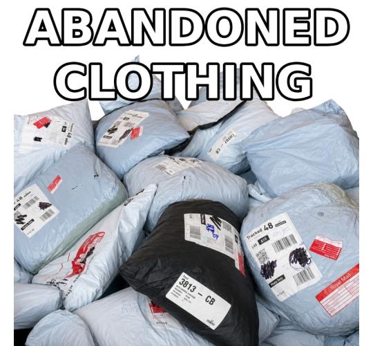 Wholesale Job lot of 25 Abandoned Clothing Parcels - Mystery Unopened Items
