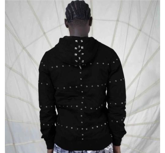 One off joblot of 30x criminal damage Studded jackets Unisex Retro Y2K