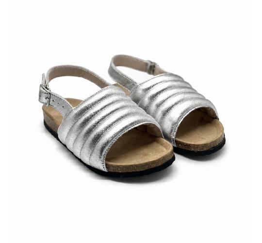 Wholesale Job Lot of 5 The Eugens Girl's Billie Silver Sandals