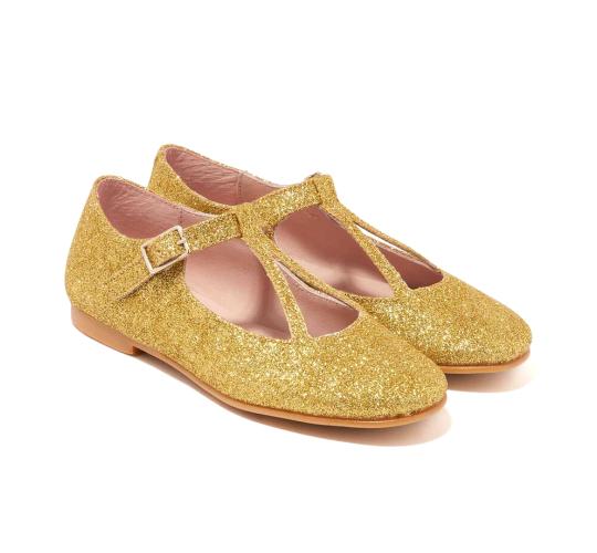 Wholesale Job Lot of 6 The Eugens Girl's Simone Glitter Mary Jane Shoes