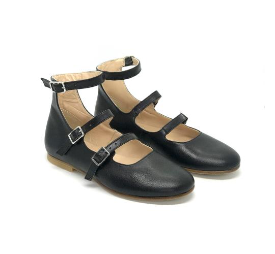 Wholesale Job Lot of 5 The Eugens Girl's Gabi Black Mary Jane Shoes