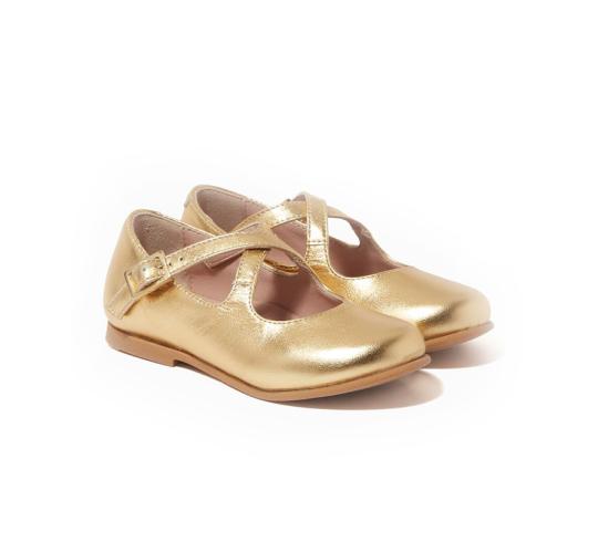 Wholesale Job Lot of 7 The Eugens Girl's Dorothy Gold Mary Jane shoes