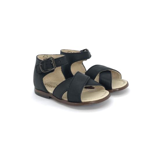 Wholesale Job Lot of 4 The Eugens Girl's Athina Noir Sandals