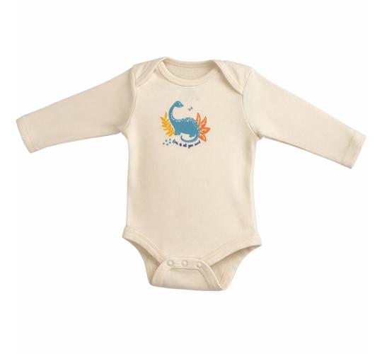 Bebekish Baby Dino Long Sleeve Bodysuits 0–24 Months, Wholesale Job Lot of 60