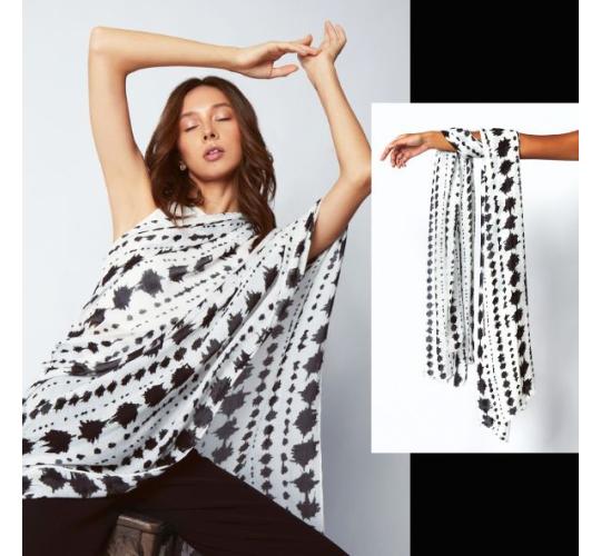 20x Women's Lightweight Scarf - Monochrome