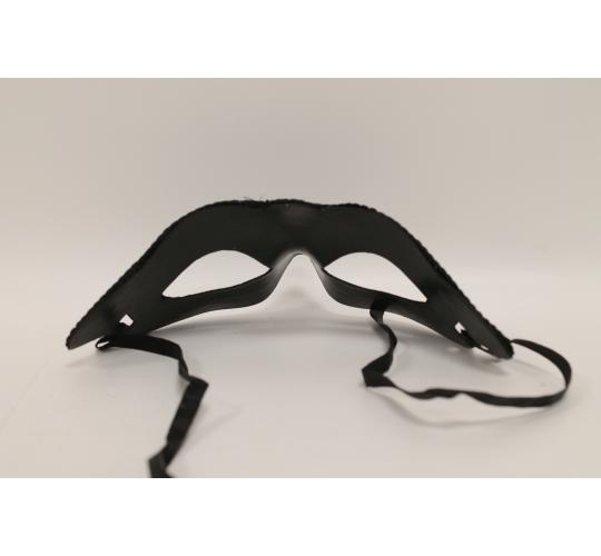 Black Masqueraide Harlequin Masks  Venetion style 