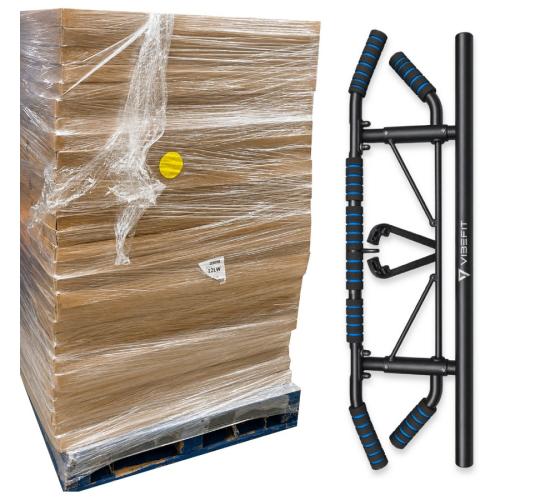 Pallets of 228 VIBEFIT Door Frame Pull-Up Bars - Three Different Grip Positions