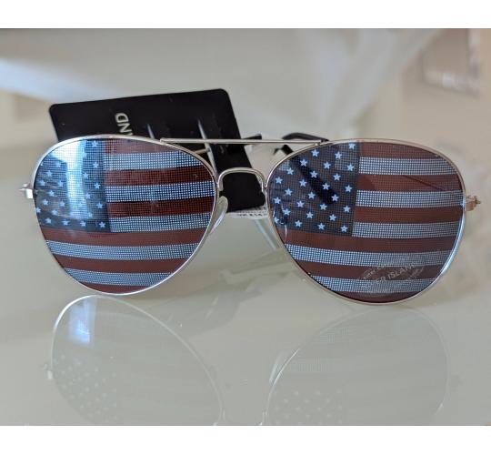 40 Ex-chain store American Flag Sunglasses. 