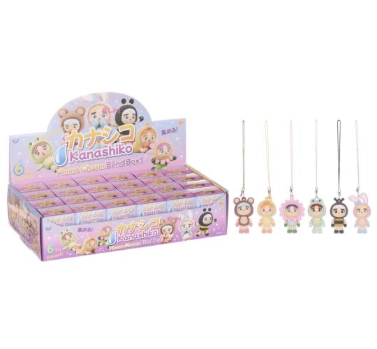 KANASHIKO Phone Charm Blind Box – 6 Assorted Designs - Clearance