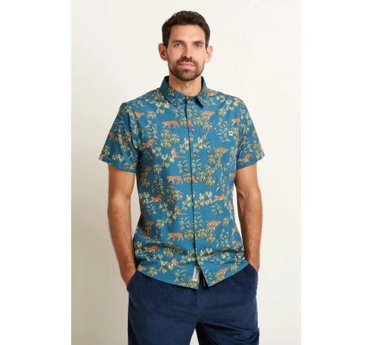 One Off Job Lot of 6 Brakeburn Botanical Tiger Shirt