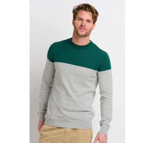 One Off Job Lot of 6 Brakeburn Men’s Colour Block Crew Neck Jumper (XXL)