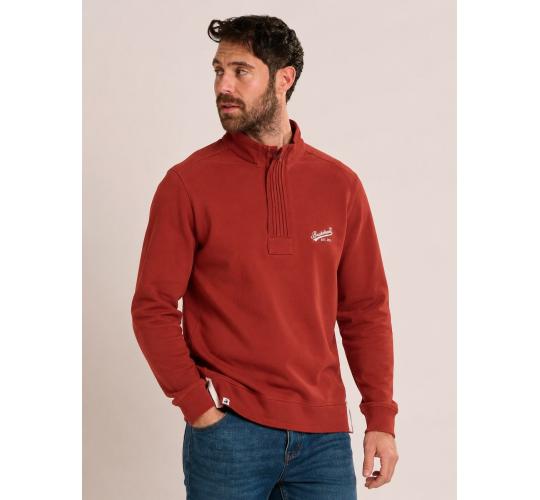 One Off Job Lot of 5 Brakeburn Mens Burgundy Quarter Zip (S-XL)
