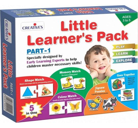 Creative Educational Little Learners Packs - 30 pieces total (10 each of 3 sets)