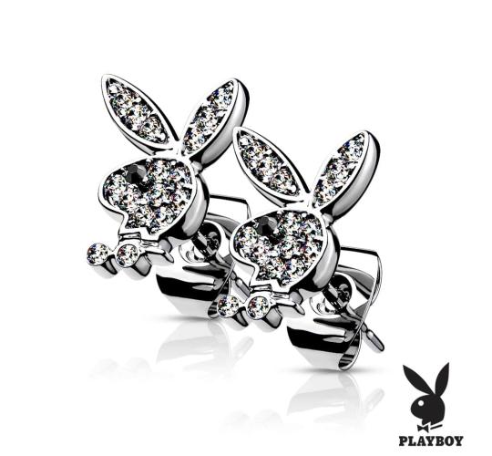 Wholesale Job Lot of 20 Pairs of Playboy CZ Earrings