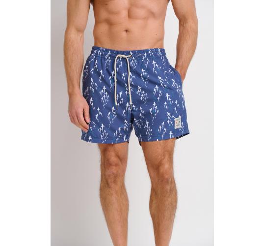 One Off Job Lot of 27 Brakeburn Men's Sea of Sharks Swim Shorts (30-38)