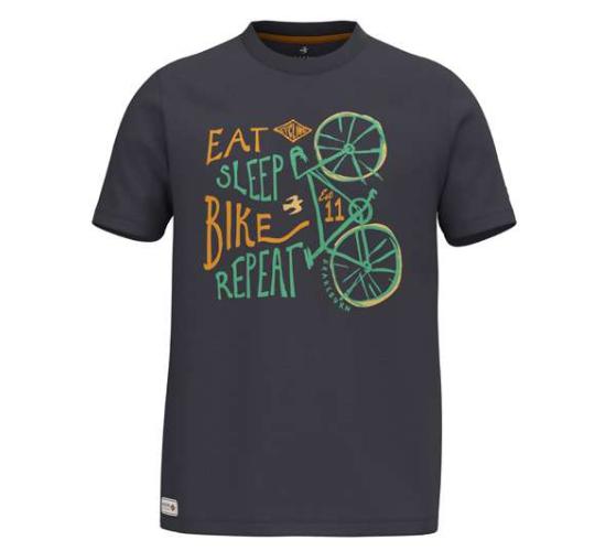 Job Lot of 7 Brakeburn Men's Grey Eat Sleep Bike T-Shirts