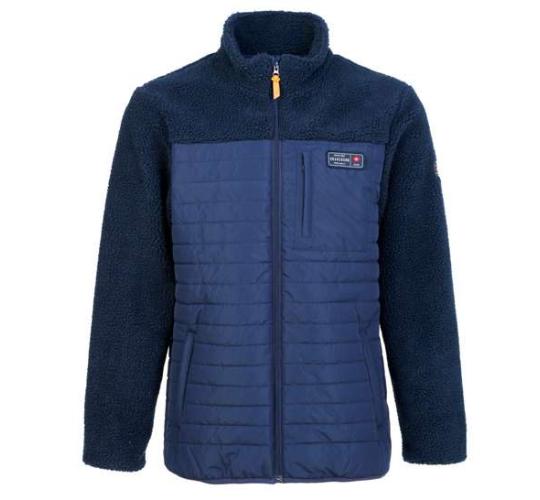 Job Lot of 2 Brakeburn Men's Navy Quilted Fleece Jackets (L & XXL)