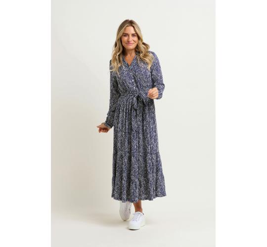 Job Lot of 3 Brakeburn Women's Flowing Spots Maxi Shirt Dresses UK 10