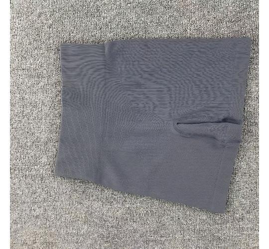 108 Grey Ribbed High-Waisted Yoga Shorts – UK 8, 10 & 12 – Packaged
