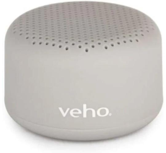 Wholesale Lot of 5 Veho MX Light Grey Bluetooth Speakers - Grade A1