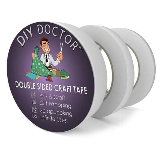 Wholesale Lot of 50 DIY Doctor Double-Sided Tape 3-Packs - New