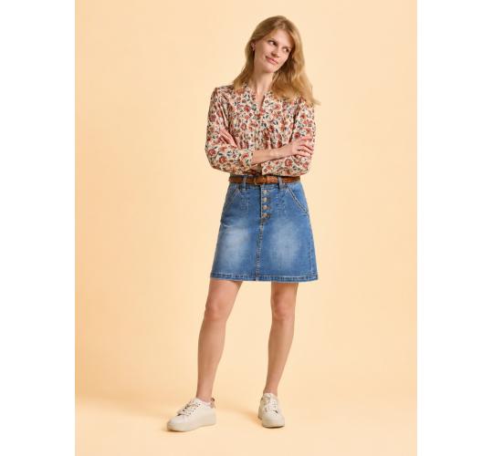 Wholesale Job Lot of 4 Brakeburn Women’s Denim Skirts (Size 8)