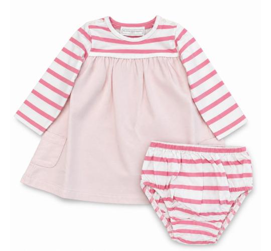 Wholesale Job Lot of 9 Ex-Chainstore Baby Girls Pink Stripe Dresses