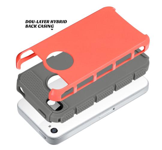 Hybrid Hard iPhone 6 Plus Cases Shockproof Protective Covers Mixed Colours