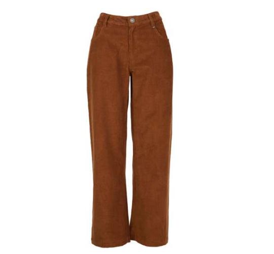 Job Lot of 3 Brakeburn Women's Brown Wide Leg Cord Trousers