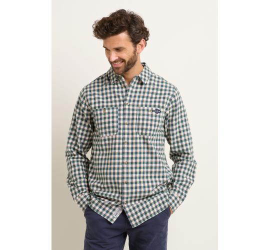 Job Lot of 2 Brakeburn Men's Navy Gingham Shirts