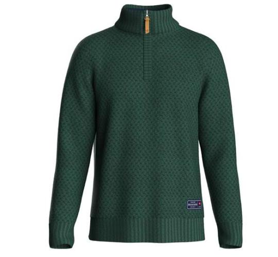 Job Lot of 13 Brakeburn Men's Green Quarter Zip Jumpers