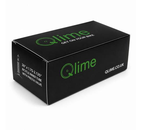 Wholesale Job Lot of 100 Qlime Bicycle Inner Tubes (26")
