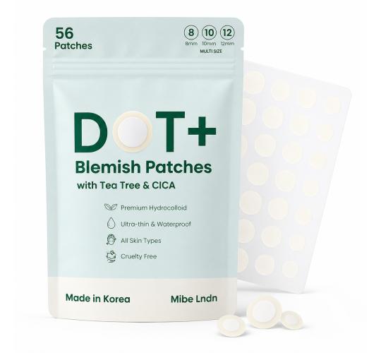50 Packs of Dot+ Hydrocolloid Acne Patches – 56 per Pack