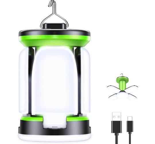 Blukar Camping Lights Rechargeable, 2000L Camping Lantern Lamp Essentials [Energy Class A+++]
