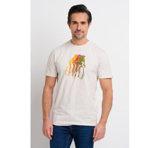 Job Lot of 7 Brakeburn Men's Cream Cyclist T-Shirts