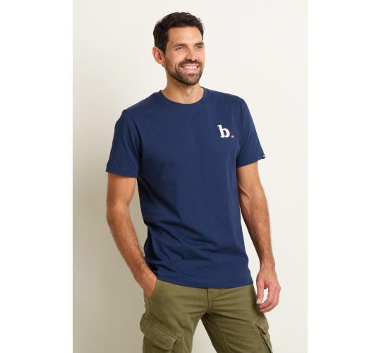 Job Lot of 6 Brakeburn Men's Navy Logo T-Shirts