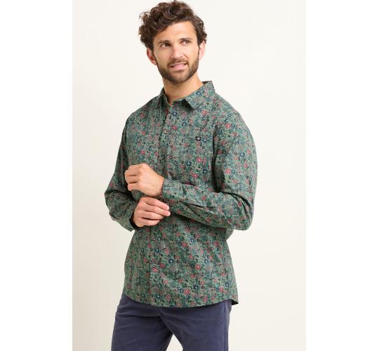 One Off Job Lot of 6 Brakeburn Men's Ditsy Shirt (S-XXL)