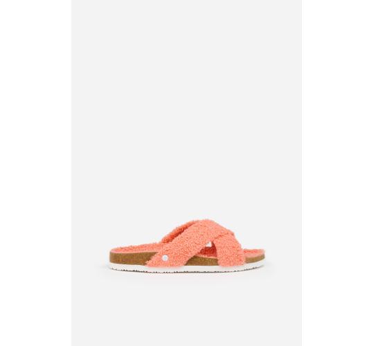 Job Lot of 6 Brakeburn Women's Coral Fluffy Slipper (SS23)