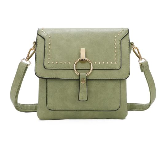 Mix 40pcs -Soft PU Medium Two Compartment Cross Body Bag Shoulder Bag-9125