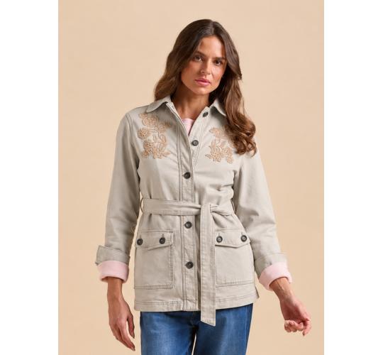 One Off Job Lot of 3 Brakeburn Women’s Embroidered Field Jackets (Size 8)