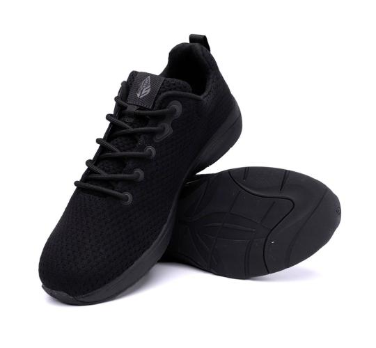 82 Pairs Branded Orthopaedic Trainers, All-Black · Mixed Sizes UK 3–12