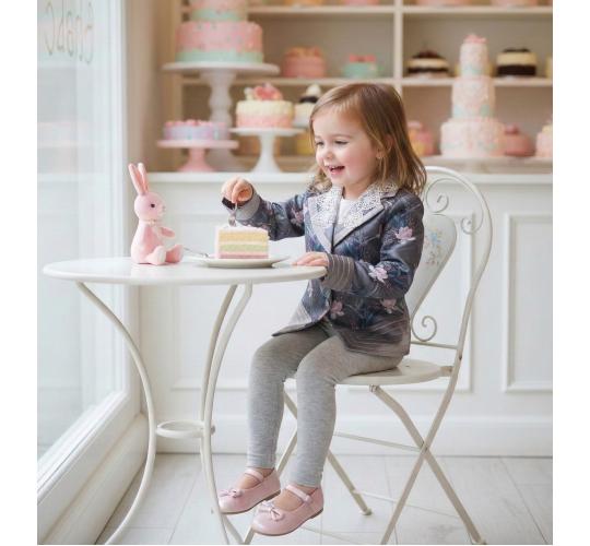 Girls Grey Velvet Blazer Jacket Lace Collar Kids Formal Party Wedding Coat 3-9Y