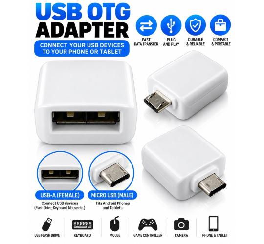 Genuine Samsung GH96-09728A Android Mobile Tablet Micro USB OTG Adapter Male Host To USB Female