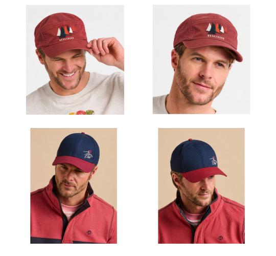 One Off Job Lot of 16 Brakeburn Men’s Assorted Caps – Bike & Sailing Designs