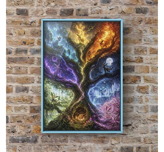 A4 Eeveelution Art Print - Pokemon - 10 Pack Individually Packaged & Ready for Retail