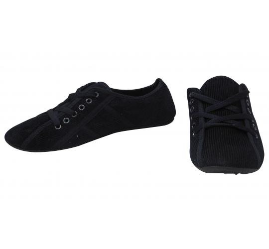 Joblot of 11 Womens Blue Black Corduroy Lace Up Pumps