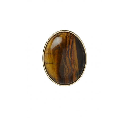 Wholesale Joblot of 10 French Connection Tiger's Eye Cabochon Rings SJQJ7