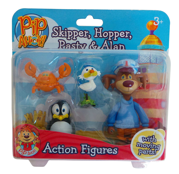 Joblot of 24 Pip Ahoy Action Figurines With Moving Parts Packs of 4
