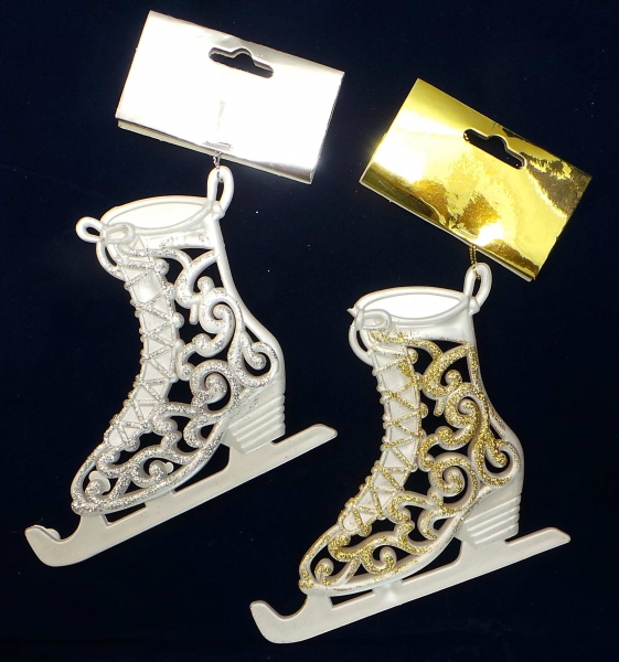Joblot Of 80 Madame Posh Glitter Ice Skate Christmas Decorations 41238